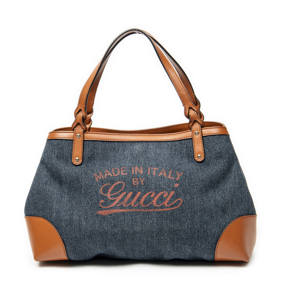 Gucci Denim Craft Tote